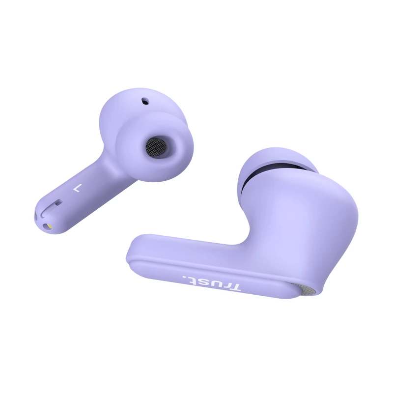 Trust Yavi Headset True Wireless Stereo (TWS) In-Ear Anrufe/Musik USB Type-C Bluetooth Lila