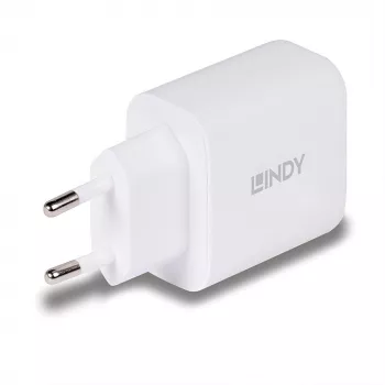 Lindy 73428 mobiles Ladegerät Universal Weiß AC Schnellladung Indoor