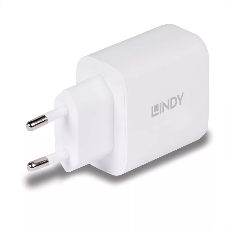 Lindy 73428 mobiles Ladegerät Universal Weiß AC Schnellladung Indoor