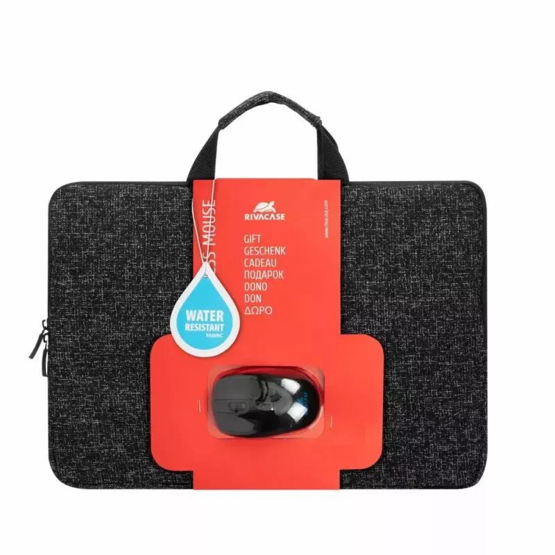 Sleeve case Rivacase 7916BKMaus 39.6 cm 15.6 inch Grau