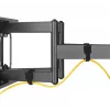 TV-Wandhalterung Gembird WM-80ST-02 — fest/neigbar, 37 Zoll–80 Zoll, VESA bis 600x400, 60 kg, schwarz