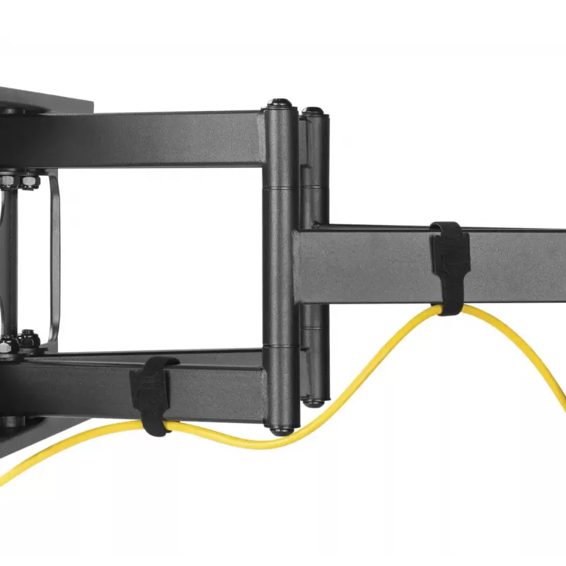 TV-Wandhalterung Gembird WM-80ST-02 — fest/neigbar, 37 Zoll–80 Zoll, VESA bis 600x400, 60 kg, schwarz