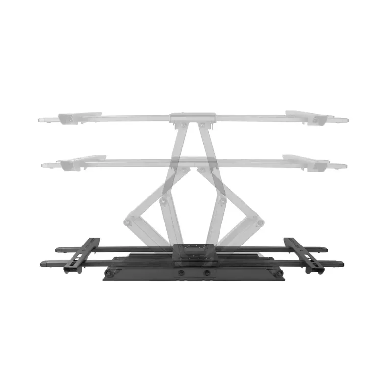 TV-Wandhalterung Gembird WM-80ST-02 — fest/neigbar, 37 Zoll–80 Zoll, VESA bis 600x400, 60 kg, schwarz