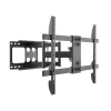 TV-Wandhalterung Gembird WM-80ST-02 — fest/neigbar, 37 Zoll–80 Zoll, VESA bis 600x400, 60 kg, schwarz