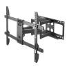 TV-Wandhalterung Gembird WM-80ST-02 — fest/neigbar, 37 Zoll–80 Zoll, VESA bis 600x400, 60 kg, schwarz
