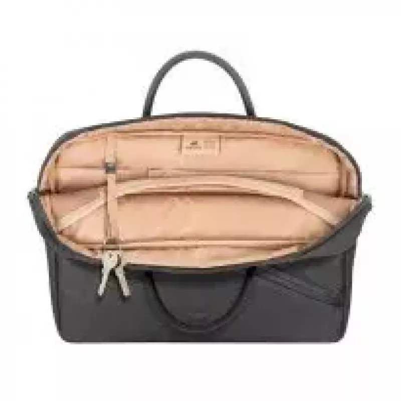 Toploader-Tasche Rivacase 8124 35,6 cm (14 Zoll) Schwarz 2 Fächer