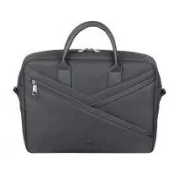 Toploader-Tasche Rivacase 8124 35,6 cm (14 Zoll) Schwarz 2 Fächer