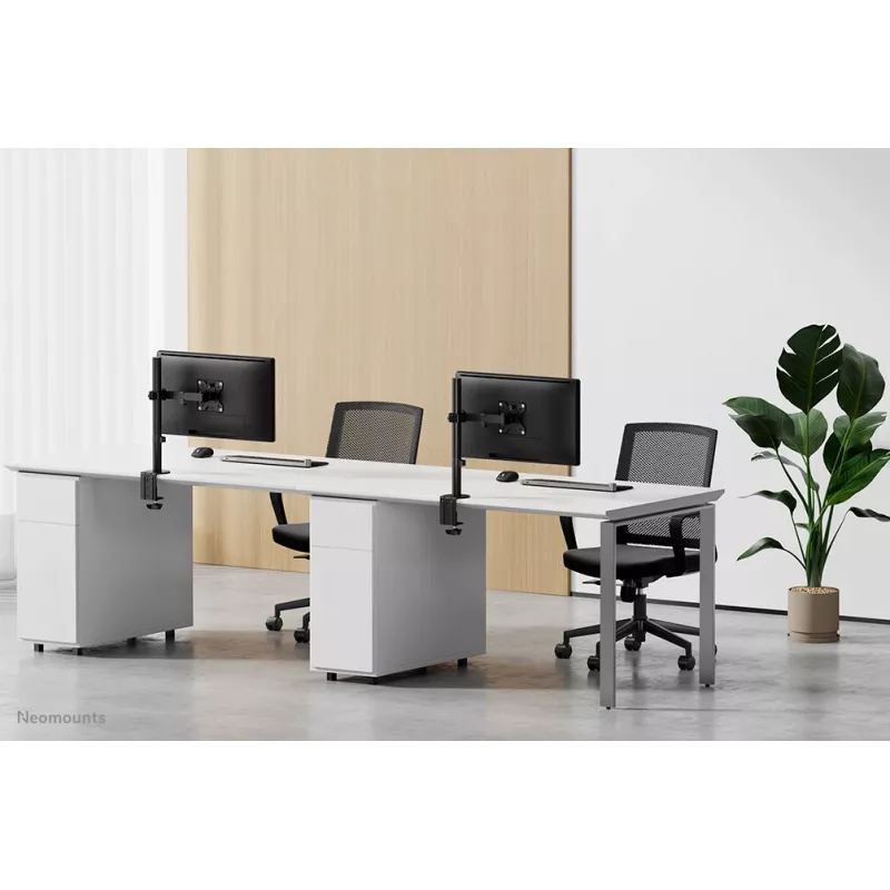 Neomounts FPMA-D540Schwarz Monitorarm 13-32 Zoll, Tischklemme/Tischdurchführung, 8 kg, 33 cm (13 Zoll), 81,3 cm (32 Zoll), 100 x 100 mm, Schwarz