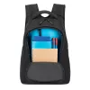 Freizeitrucksack Rivacase Gremio 5565, schwarz Polyester, 350×240×410 mm