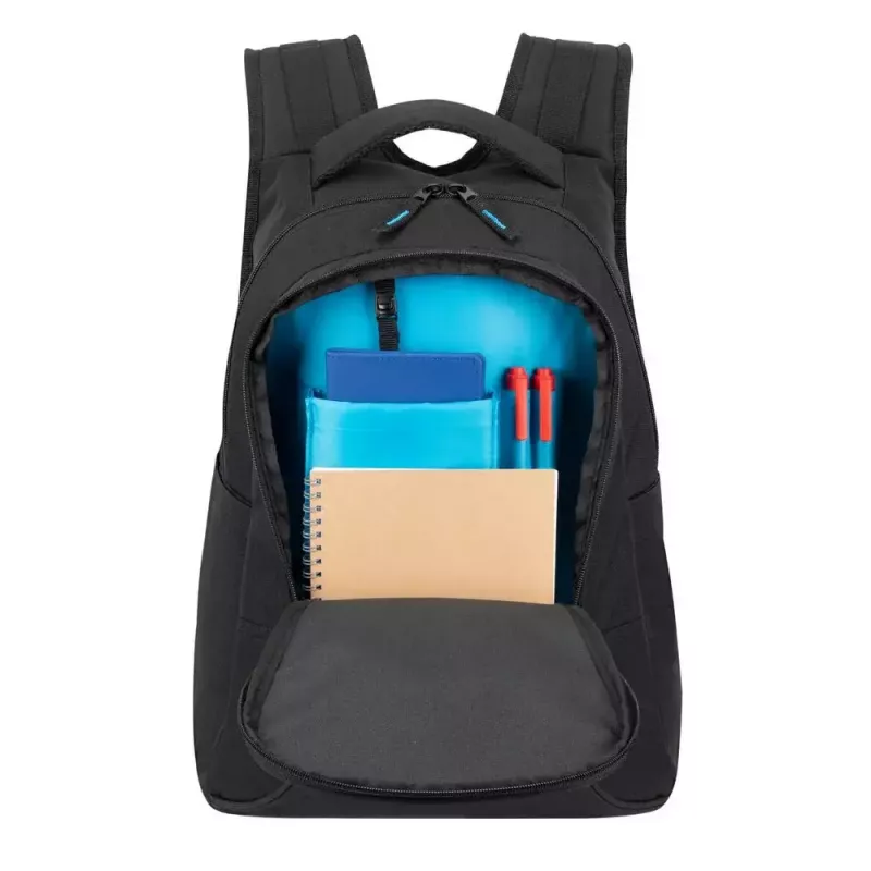 Freizeitrucksack Rivacase Gremio 5565, schwarz Polyester, 350×240×410 mm