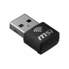 USB Adapter MSI AX1800 Nano WiFi USB 2.0 Schwarz