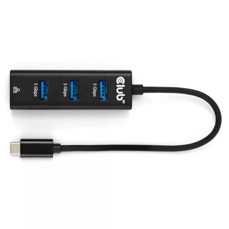CLUB3D CSV-1549 Schnittstellen-Hub USB Type-C 5000 Mbit/s Schwarz