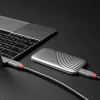 Lindy 0,8 m USB 4 240 W Typ-C-Kabel, Anthra Line