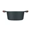 Resto Kitchenware Ran Kochtopf 4,2 l, rund, beige, Holz