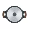 Resto Kitchenware Ran Kochtopf 4,2 l, rund, beige, Holz