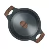 Resto Kitchenware Ran Kochtopf 4,2 l, rund, beige, Holz