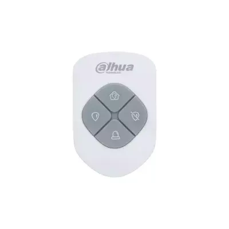 Fernbedienung DAHUA ARA24-W2-868 – kabellose RF-Sicherheitsfernbedienung, 4 Drucktasten, bis zu 500 m Reichweite