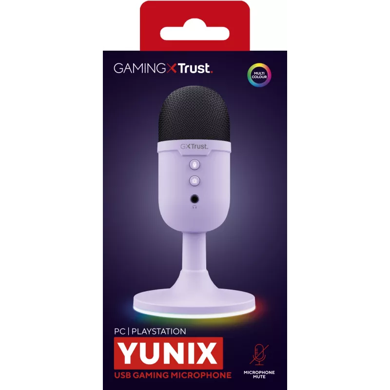 Trust GXT 234P Yunix Lila Tischmikrofon