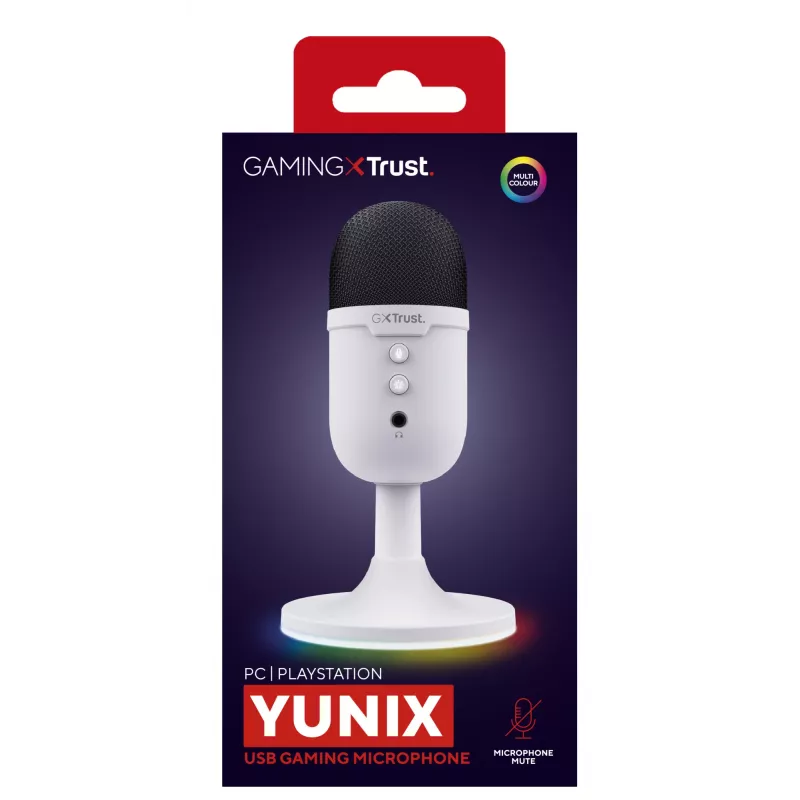 Trust GXT 234P Yunix Weiß Tischmikrofon