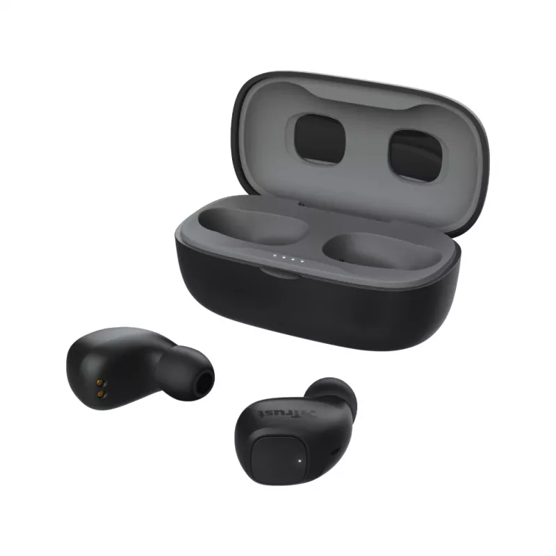 Trust Nika Compact Headset True Wireless Stereo (TWS) In-Ear Anrufe/Musik Bluetooth Schwarz
