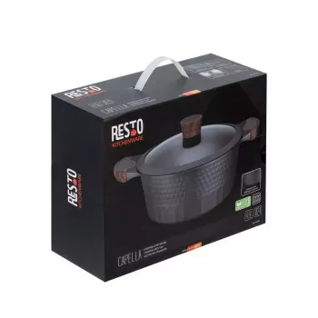 Resto Kitchenware Capella 4,6 L Runde Schwarzes Holz