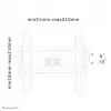 Neomounts LED-W220 TV-Wandhalterung 22-40 Zoll – neigbar, 101,6 cm (40 Zoll), 100 x 100 mm, 200 x 200 mm, 0 - 10°, Stahl, Schwarz