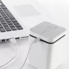 Verdunstungs-Aromadiffusor Stylies ELARAGrau für bis zu 25 m² — Netz / Batterie / USB, 2-Stunden-Timer, 1,3 W, 74×74×100 mm, grau