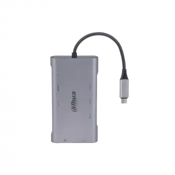 Dahua Technology 9-in-1 USB 3.1 Type-C auf USB 3.0 + HDMI + RJ45 + VGA + SD/TF + PD Dockingstation