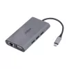 Dahua Technology 9-in-1 USB 3.1 Type-C auf USB 3.0 + HDMI + RJ45 + VGA + SD/TF + PD Dockingstation