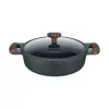 Resto Kitchenware 93906 Multitopf, schwarzes Aluminium, 4,1 l, 28 cm