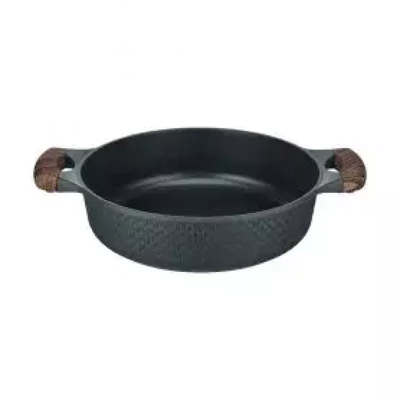 Resto Kitchenware 93906 Multitopf, schwarzes Aluminium, 4,1 l, 28 cm