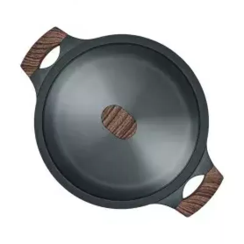 Resto Kitchenware 93906 Multitopf, schwarzes Aluminium, 4,1 l, 28 cm