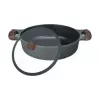 Resto Kitchenware 93906 Multitopf, schwarzes Aluminium, 4,1 l, 28 cm