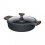 Resto Kitchenware 93906 Multitopf, schwarzes Aluminium, 4,1 l, 28 cm