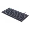 R-Go Tools Ergonomische Tastatur R-Go Compact Break, kompakte Tastatur mit Pausensoftware, QWERTY (US), kabelgebunden, schwarz
