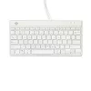 R-Go Tools Ergonomische Tastatur R-Go Compact Break, kompakte Tastatur mit Pausensoftware, QWERTY (US), kabelgebunden, weiß