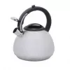 RESTO Wasserkocher 2,7 l 2200 W, graues Gehäuse, schwarzer Griff