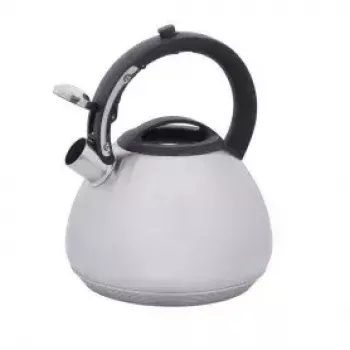 RESTO Wasserkocher 2,7 l 2200 W, graues Gehäuse, schwarzer Griff