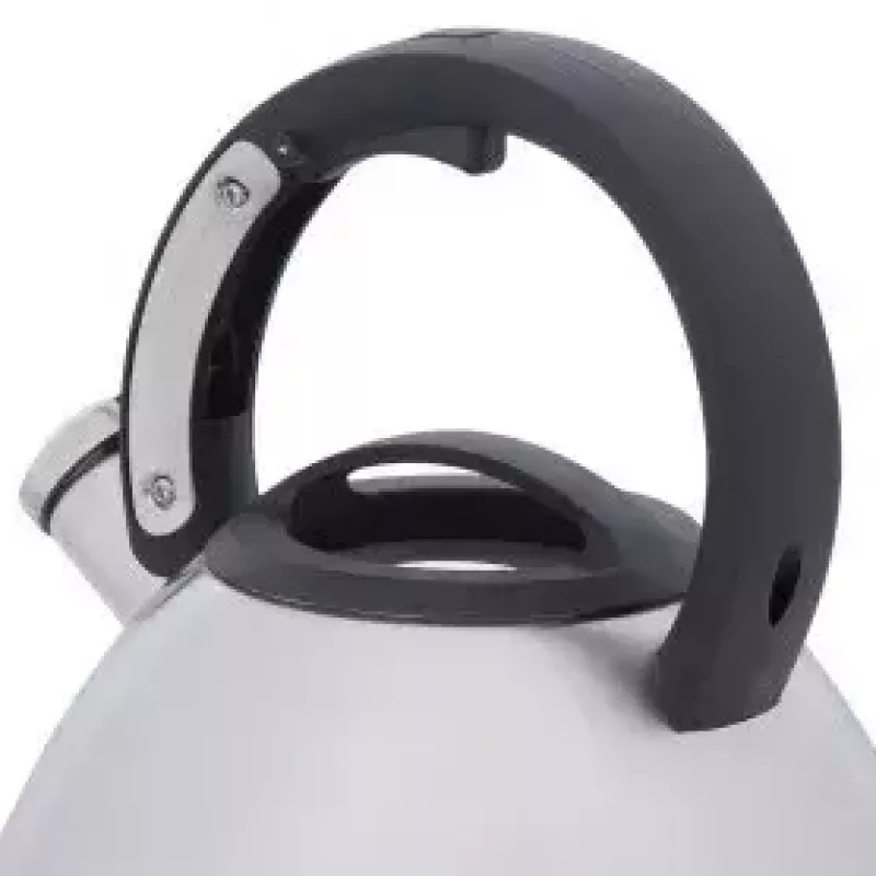 RESTO Wasserkocher 2,7 l 2200 W, graues Gehäuse, schwarzer Griff