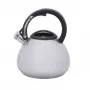 RESTO Wasserkocher 2,7 l 2200 W, graues Gehäuse, schwarzer Griff