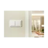 AQARA Light Switch H2 EU (2 Tasten, 1 Kanal) (WS-K07D) – Zigbee- und Thread-Wandschalter mit Relais