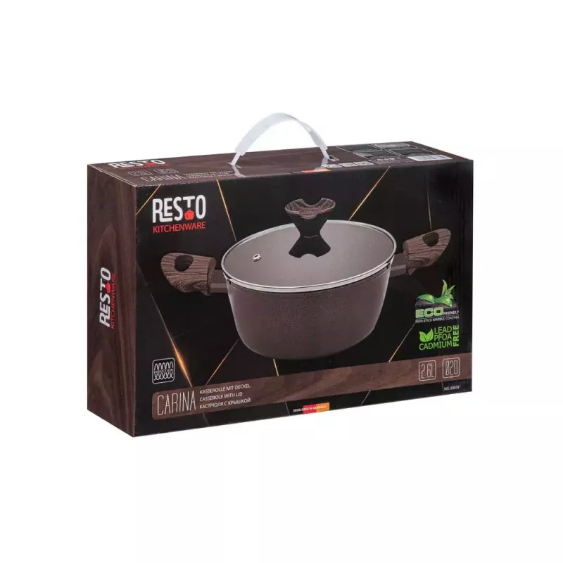 Resto Kitchenware Carina 2,5 L Rund Bordeaux