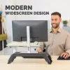 Fellowes Computer Monitor Stand mit 3 Höhenverstellungen - Hana LT Monitorerhöhung - Ergonomischer verstellbarer Monitorständer für Computer - Max. Gewicht 22,6 kg - Schwarz