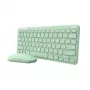 Trust Lyra Tastatur und Maus im Set Office RF Wireless + Bluetooth QWERTY US English Grün