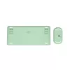 Trust Lyra Tastatur und Maus im Set Office RF Wireless + Bluetooth QWERTY US English Grün