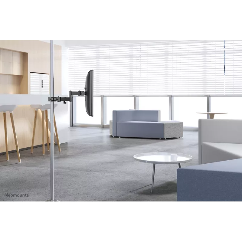 Neomounts FL40-450BL11 TV-Mastmontagehalterung 17-32 Zoll - Durchm. 28-60 mm - Full-Motion