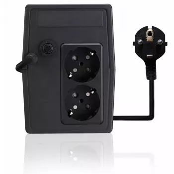 Tecnoware Era Plus 950 FGCERAPL952SCH USV/AVR, 950 VA (0,95 kVA), 665 W, Schuko, modifizierte Sinuswelle, 12V-7Ah-Akku