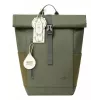 Reiserucksack Rivacase Eden olive PU-Leder Polyester rPET 250x160x430mm