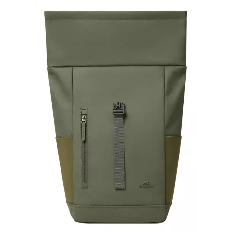 Reiserucksack Rivacase Eden olive PU-Leder Polyester rPET 250x160x430mm