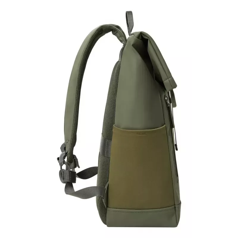 Reiserucksack Rivacase Eden olive PU-Leder Polyester rPET 250x160x430mm